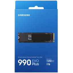 Samsung 990 EVO Plus 1TB SSD 盒裝 - PCIe 4.0 NVMe M.2 高效能固態硬碟