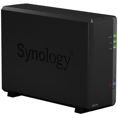 Synology DiskStation DS118 1-Bay NAS Enclosure 網路儲存伺服器