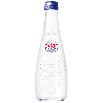 evian 依雲 氣泡礦泉水 / 玻璃瓶 330ml (20入/箱)