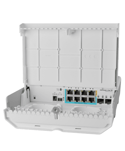 MikroTik 交換器 CSS610-1Gi-7R-2S+OUT (netPower Lite 7R)